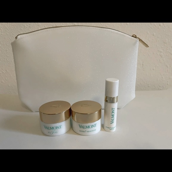 Valmont Bag Hydra 3 Regenetic + Hydra 3 Regenetic Serum + Icy Falls Travel NEW